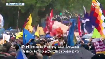 Glasgow’da Binlerce Protestocudan “Cesur Eylem” Çağrısı