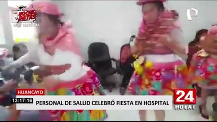Con Santiago y Palpa: así celebran fiesta en hospital COVID-19 de Huancayo