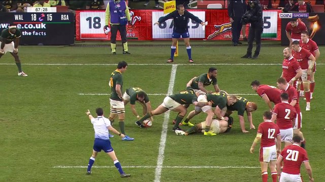 Test match : Les Springboks dans la douleur au pays de Galles !