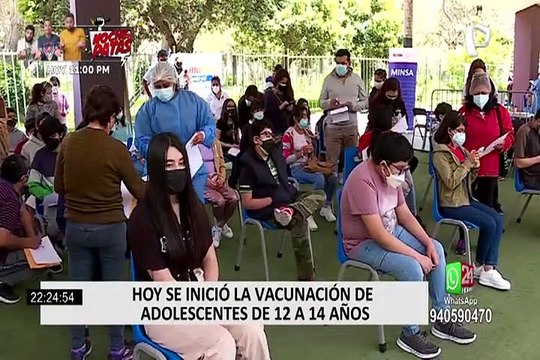 COVID-19: Este viernes se inició la vacunación para adolescentes de 12 a 14 años