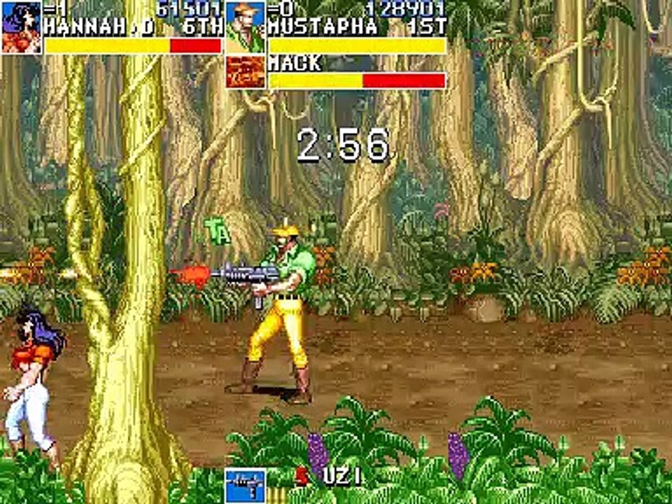 Cadillacs and Dinosaurs online multiplayer - arcade