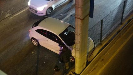 Son dakika haberi | AVCILAR D-100 KARAYOLUNDA KAZA; 1 YARALI