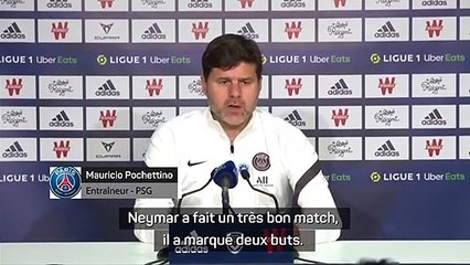 PSG - Pochettino : "Neymar a fait un très bon match"