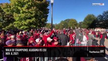 Walk of Champions - Alabama vs LSU