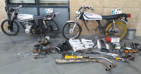 KAHRAMANMARAŞ - Motosiklet çaldıkları iddia edilen 5 şüpheli yakalandı