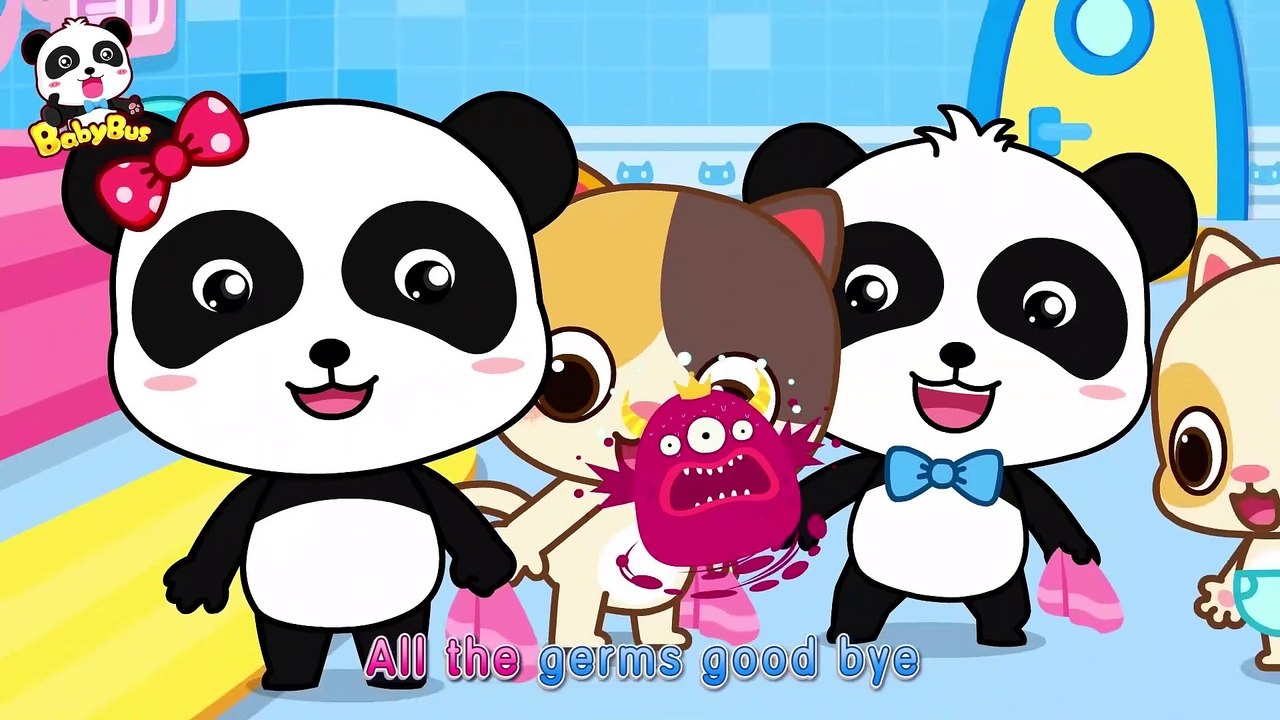 Germs on Baby Kitten's Hands | Wash Hands Before Dinner | Kids Good Habits | BabyBus