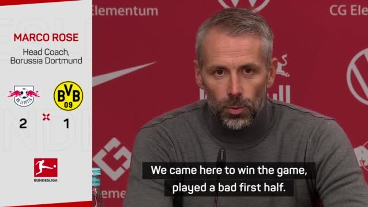 Rose says injuries are not an excuse as Dortmund fall to Leipzig