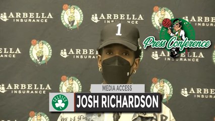 Josh Richardson Postgame Interview | Celtics vs Mavericks