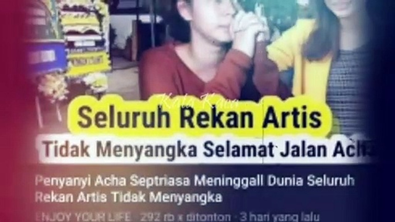 CEK FAKTA‼️Aktris ACHA SEPTRIASA Terkini, Meninggal Dunia, Benarkah (gosip artis hari ini)