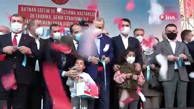 Batman'da Cumhurbaşkanı Erdoğan'a sevgi seli