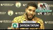 Jayson Tatum Postgame Interview | Celtics vs Mavericks