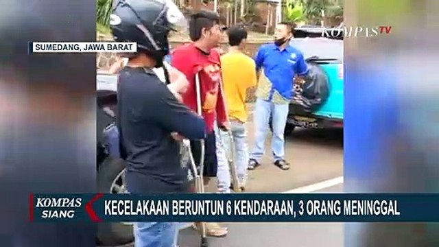 Kecelakaan Beruntun di Jalan Raya Bandung-Sumedang, 3 Orang Tewas di Tempat