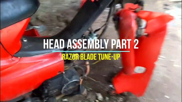 How to Assemble 100/110cc Motorcycle Cylinder Head Part2 | Adjust Valve Clearance using Razor Blade |Step by Step Tutorial