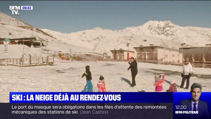 Ski: la neige déjà au rendez-vous avant l’ouverture de la saison