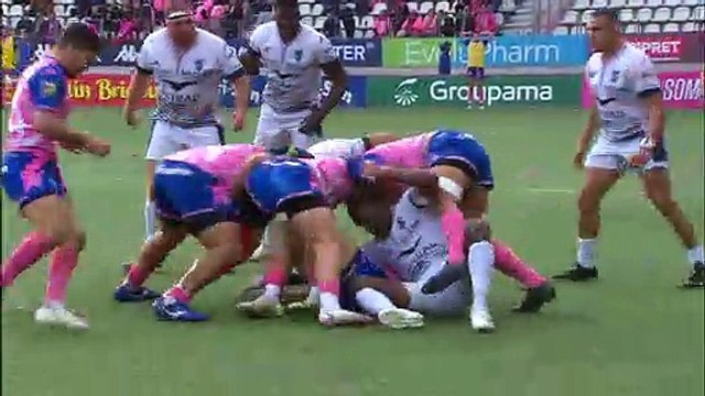 TOP 14 - Essai de Lester ETIEN (SFP) - Stade Français - Montpellier Hérault Rugby - J10 - Saison 2021/2022