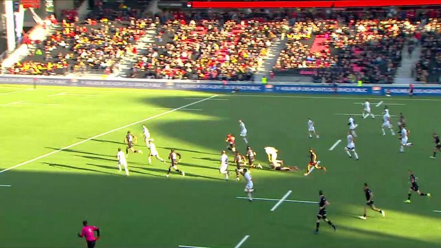 TOP 14 - Essai de Léo BERDEU (LOU) - LOU Rugby - Castres Olympique - J10 - Saison 2021/2022