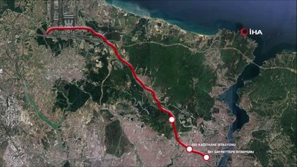 Gayrettepe-Havalimanı metro hattında test sürüşü yarın yapılacak