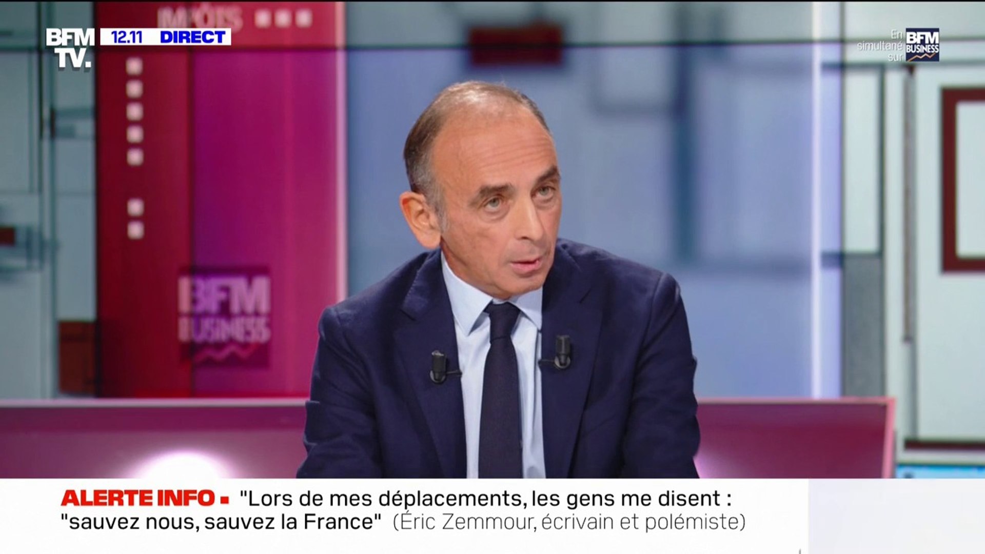 eric zemmour sur sa possible candidature a la presidentielle tout est en place il ne reste plus qu a appuyer sur le bouton video dailymotion