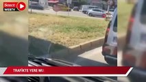 Trafikte yere muz kabuğu atan sürücüye, arkasındaki sürücüden anında iade