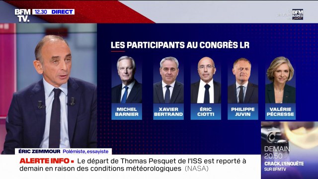 Éric Zemmour: les candidat de LR font campagne pour être Premier ministre de Macron