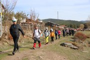 Dağcılar ve doğa tutkunları Bolu'daki kanyonda yürüyüş gerçekleştirdi