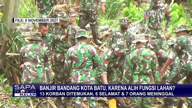 Penyebab Banjir Bandang di Kota Batu Diduga Akibat Alih Fungsi Lahan di Bagian Hulu