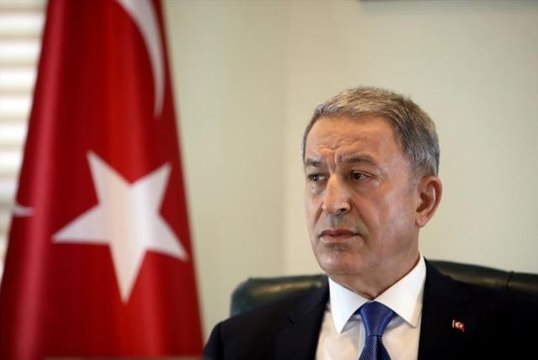 Son dakika haberleri... Milli Savunma Bakanı Akar 6. Hudut Tugayı Sancak Tevdi Töreni nde konuştu (2)