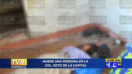 Hombre muere por causas desconocidas en la colonia Soto de la capital