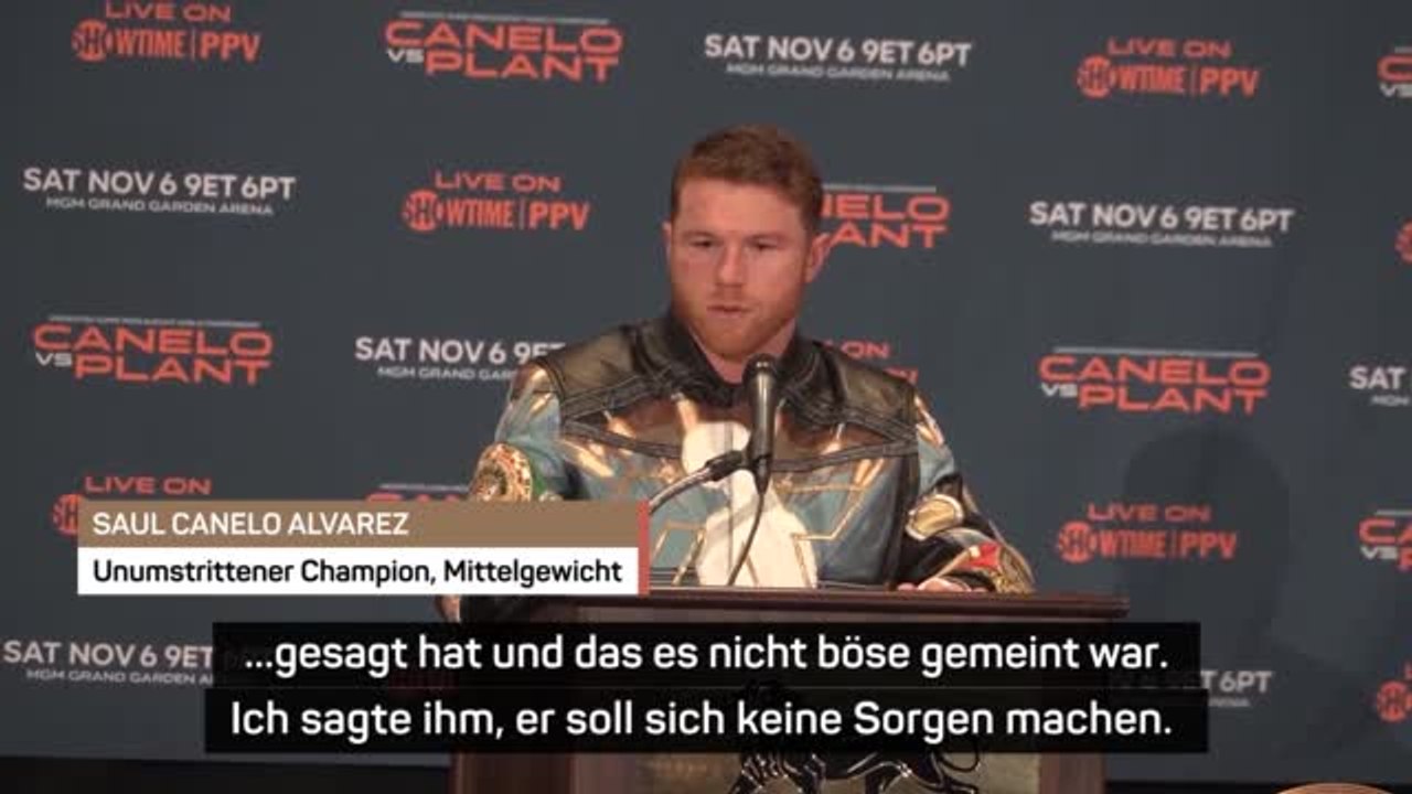 Canelo: “Am Ende des Tages sind wir Menschen”