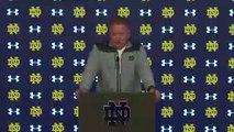 Brian Kelly Talks Navy Win