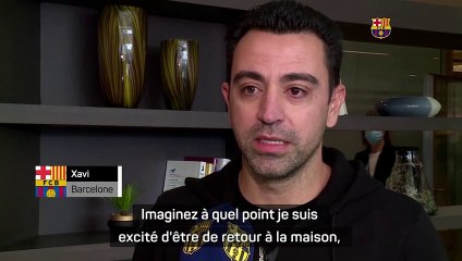 Barcelone - Xavi : "C'est un rêve qui se réalise pour moi"