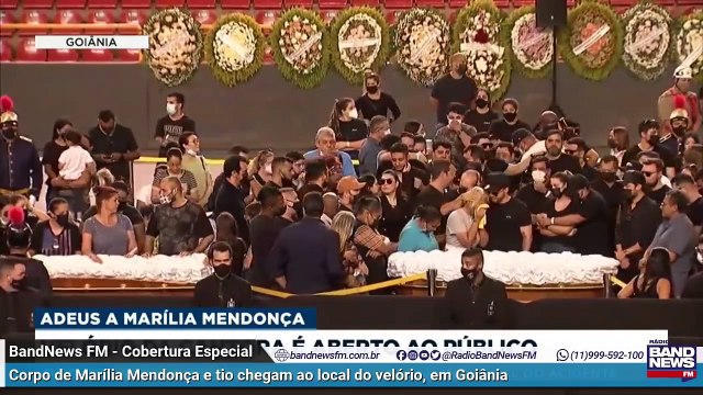 Marília Mendonça_ Acompanhe imagens do velório da cantora