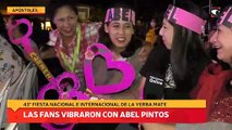 Las fans vibraron con Abel Pintos