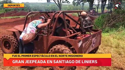 Descargar video: Gran jeepeada en Santiago de Liniers