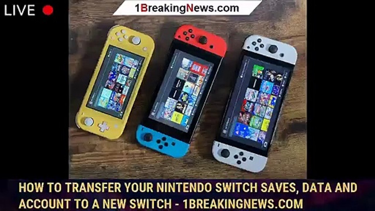 How to transfer your Nintendo Switch saves, data and account to a new