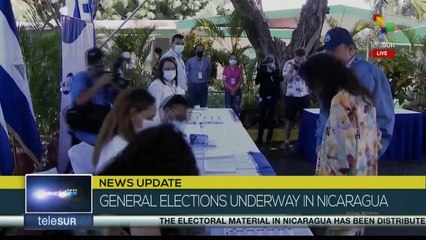 Nicaragua: President Daniel Ortega exercised his right to vote