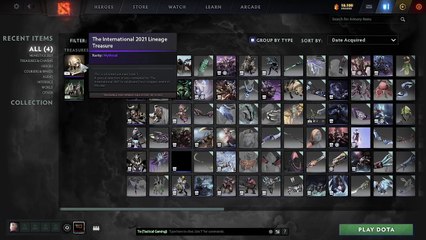 Dota 2 - Opening the International Compendium 2021 Lineage Treasure!!!
