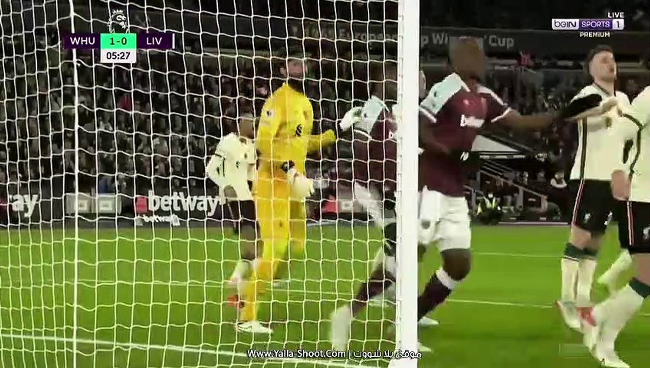 أهداف مباراة وست هام يونايتد وليفربول 3-2 بتاريخ 2021-11-07 الدوري الانجليزي