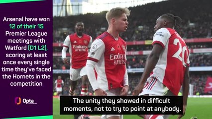 Скачать видео: Arteta defends Arsenal players after Ranieri accusation