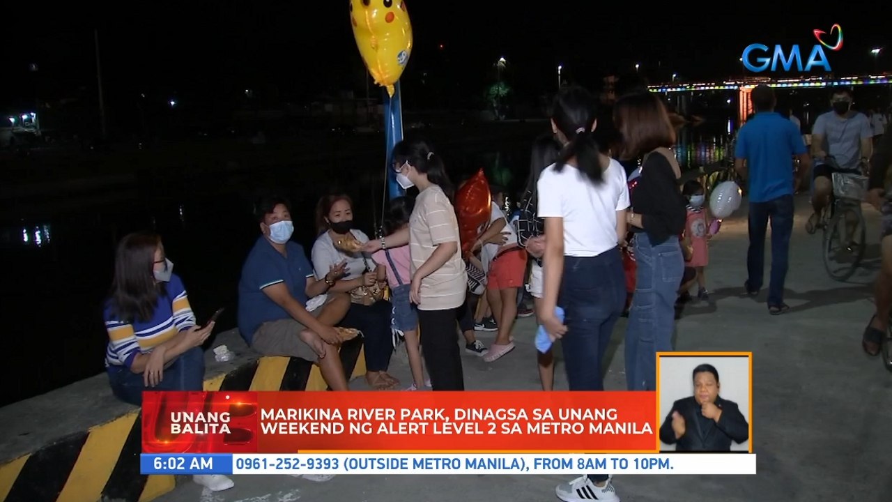 Marikina River Park, dinagsa sa unang weekend n...