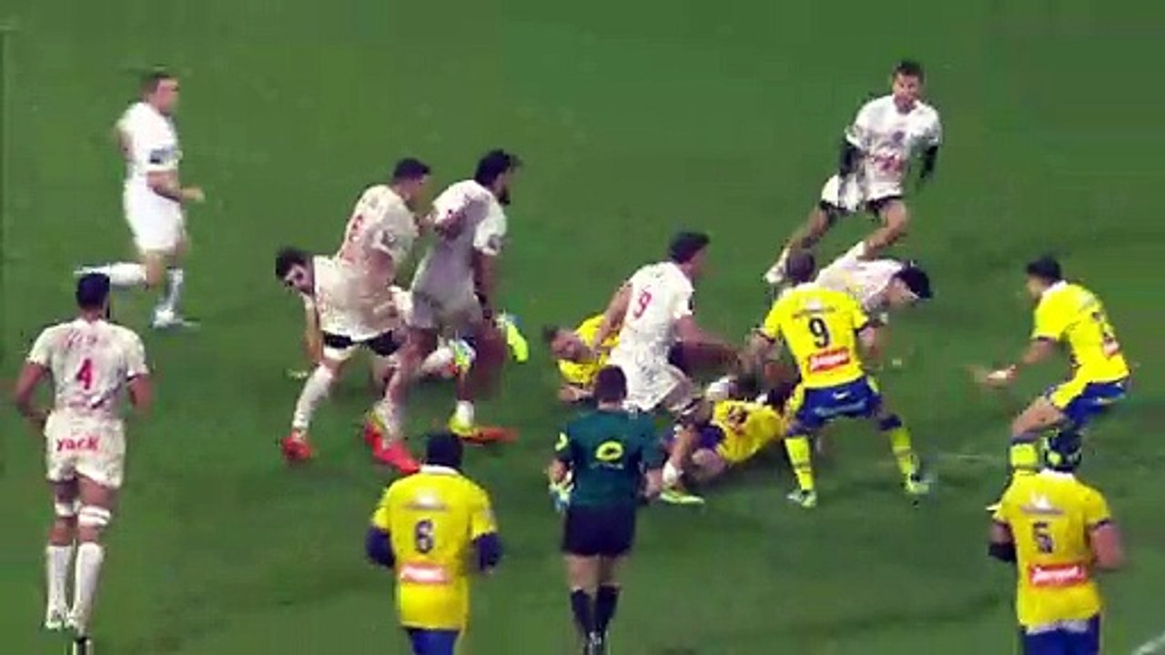 TOP 14 - Essai de Aymeric LUC (RCT) - ASM Clermont - RC Toulon - J10 - Saison 2021/2022