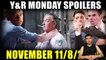 CBS Young And The Restless Recap Monday November 8 - YR Daily Spoliers 11-8-2021