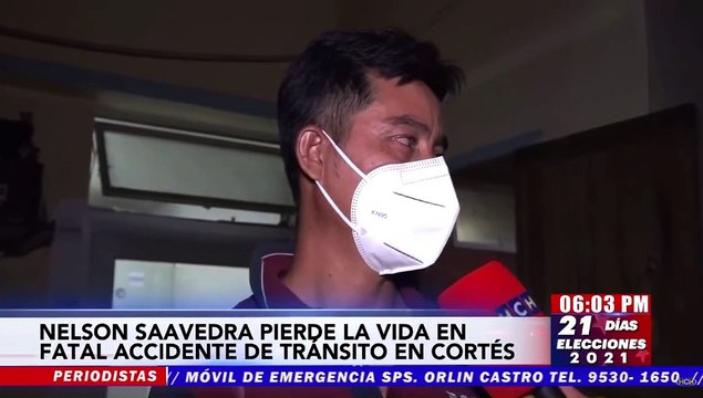 Una persona muere atropellada en Puerto Cortés