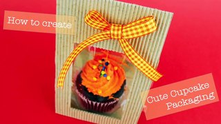 DIY Cute Cupcake Gift Wrapping