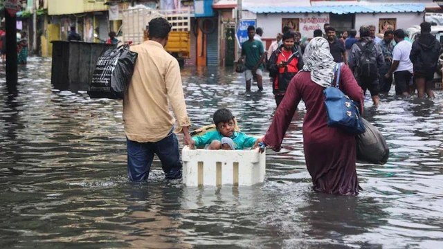 Nonstop: Heavy rainfall in Chennai, 14 cm rain in 10 hours