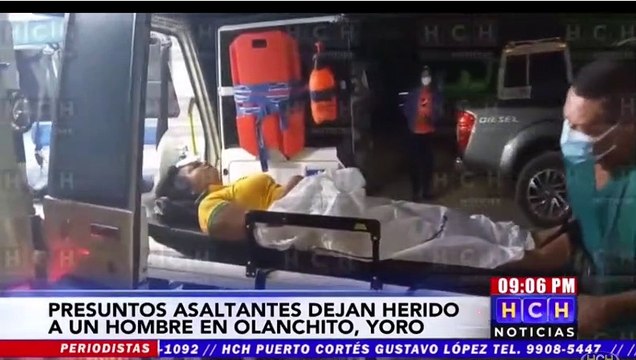 Asaltantes hieren a dos personas heridas en Olanchito, Yoro