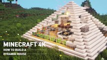 MINECRAFT  PYRAMID HOUSE Tutorial How to Build a Modern House Minecraft_