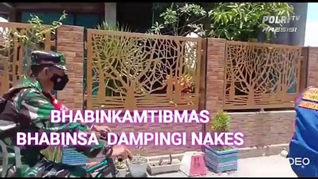 Polresta Sidoarjo Gelar Vaksinasi Pedesaan di Tambak Kalisogo Jabon