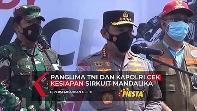 Panglima TNI dan Kapolri Cek Kesiapan Sirkuit Mandalika Jelang WSBK