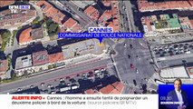 Cannes: des policiers agressés au couteau, le suspect neutralisé